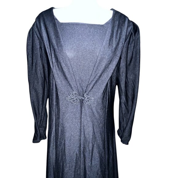 Southeastern Womens Black Long Sleeve Square Neck Dress Size 18 WomensMade In US - Picture 3 of 16